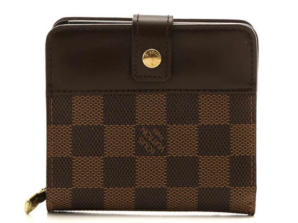 Louis Vuitton Compact Zip Damier Bi fold Wallet